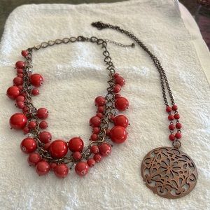 Two Fashion Necklaces Unknown Brands